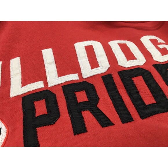 Georgia Bulldog Pride Hoodie UGA University Georgia 2021 Natty Champs Stitch M - Picture 8 of 8